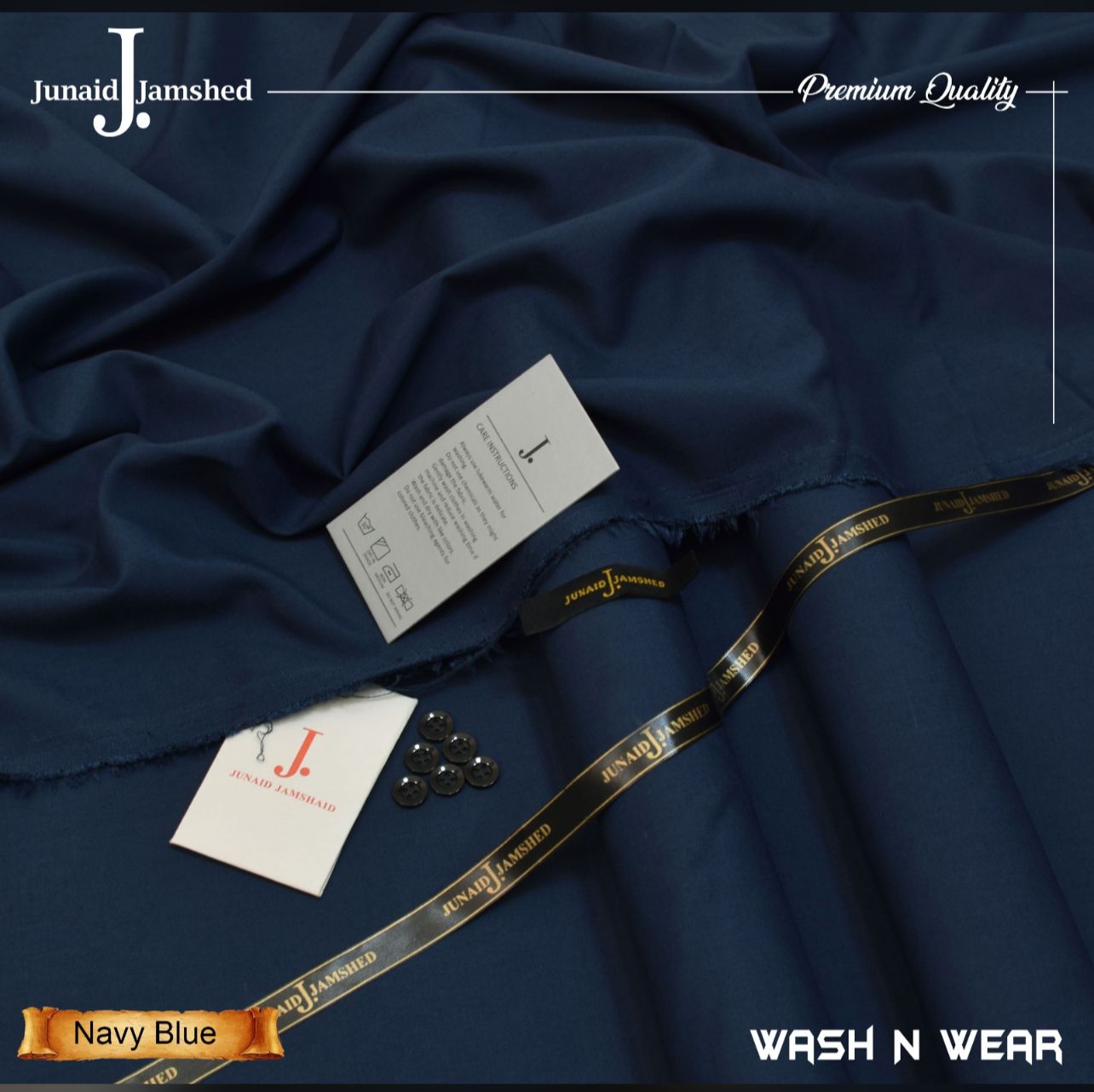 J.Wash N Wear-Navy Blue