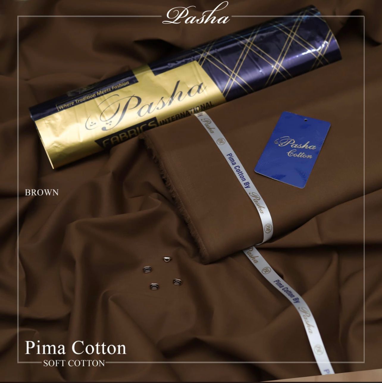 Pasha Soft Cotton-Brown
