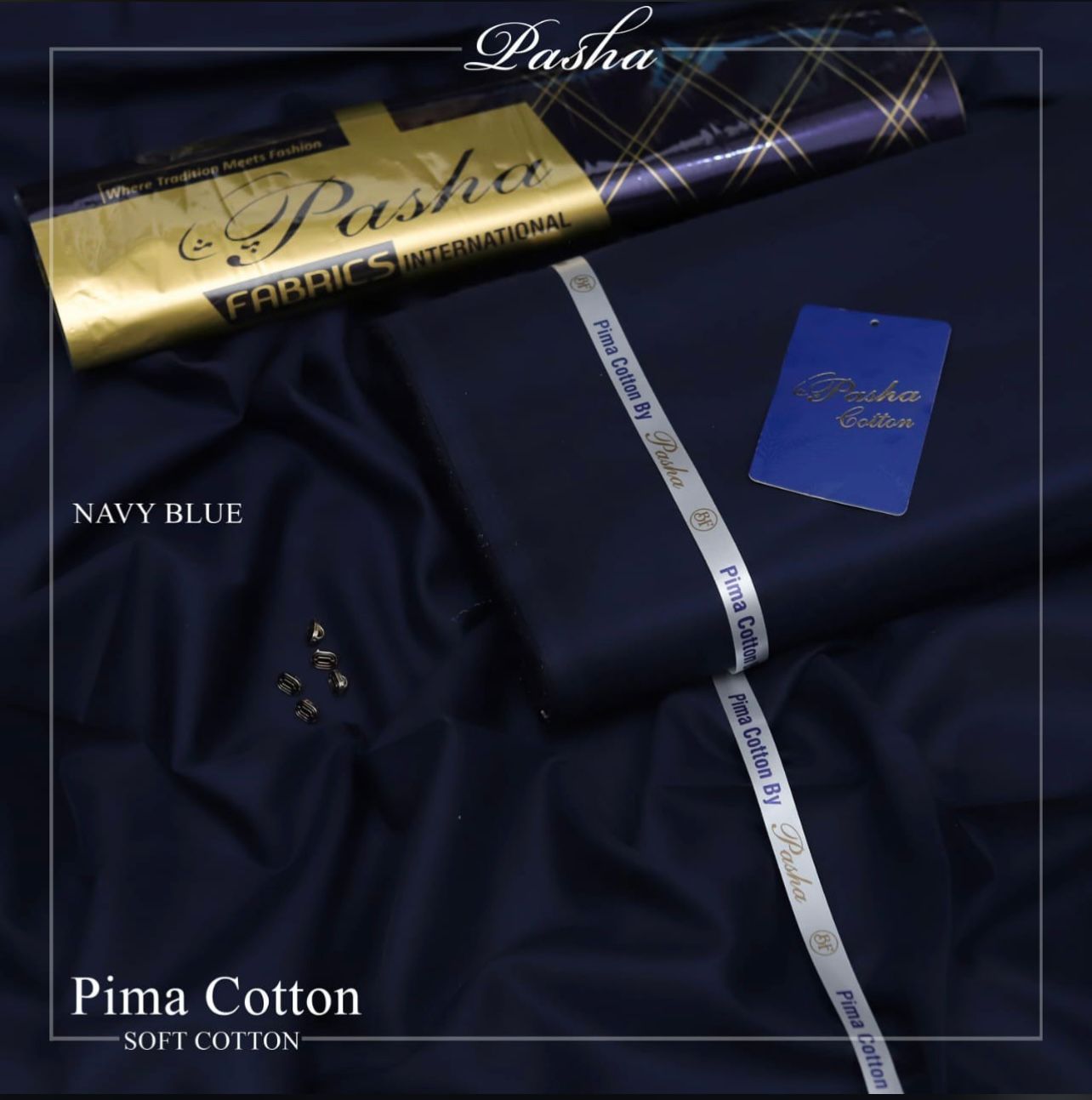 Pasha Soft Cotton-Navy