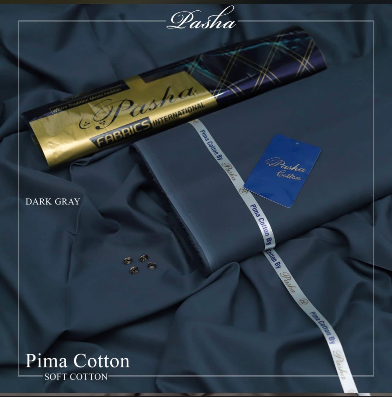 Pasha Soft Cotton-Grey