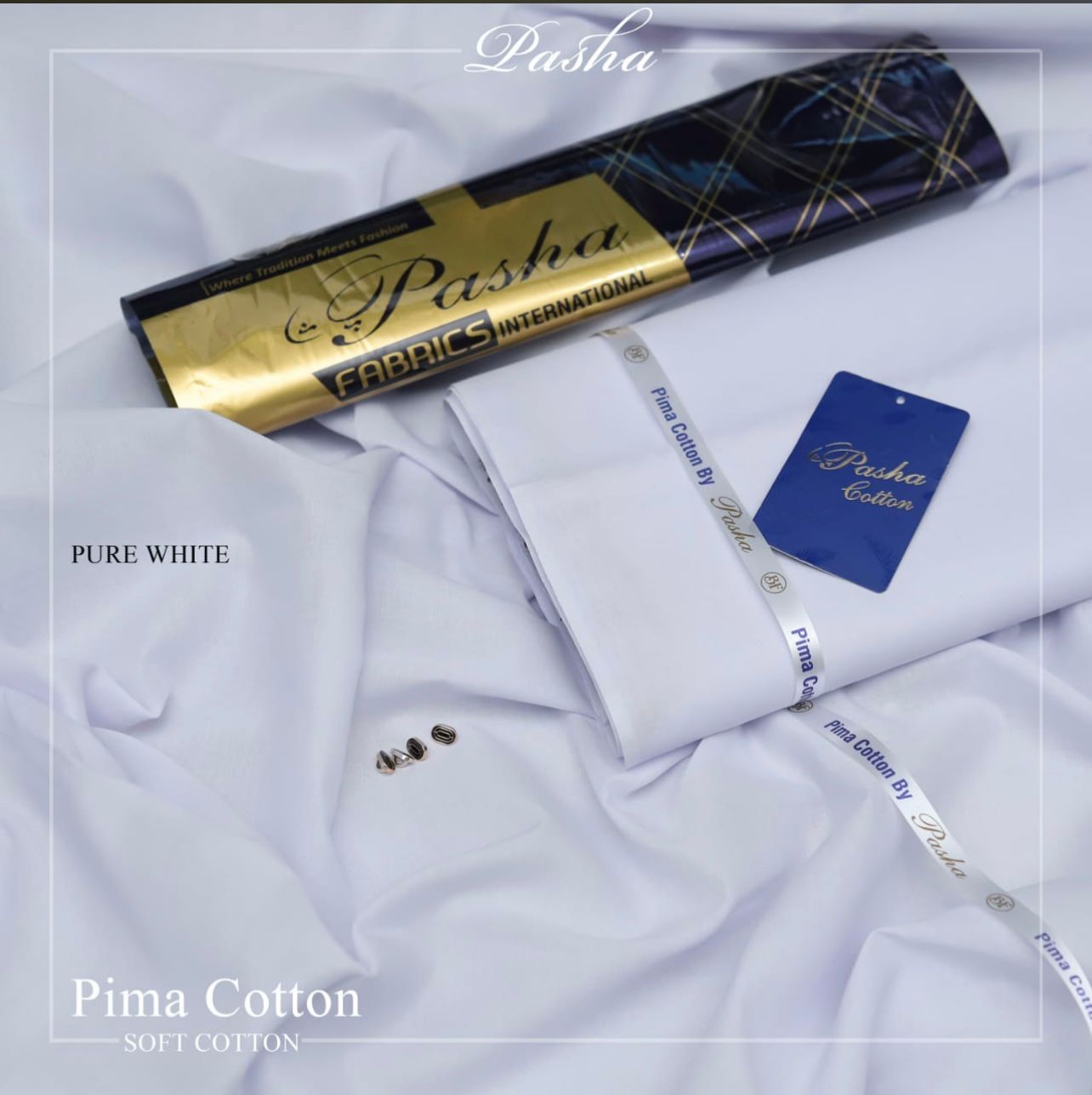 Pasha Soft Cotton-White