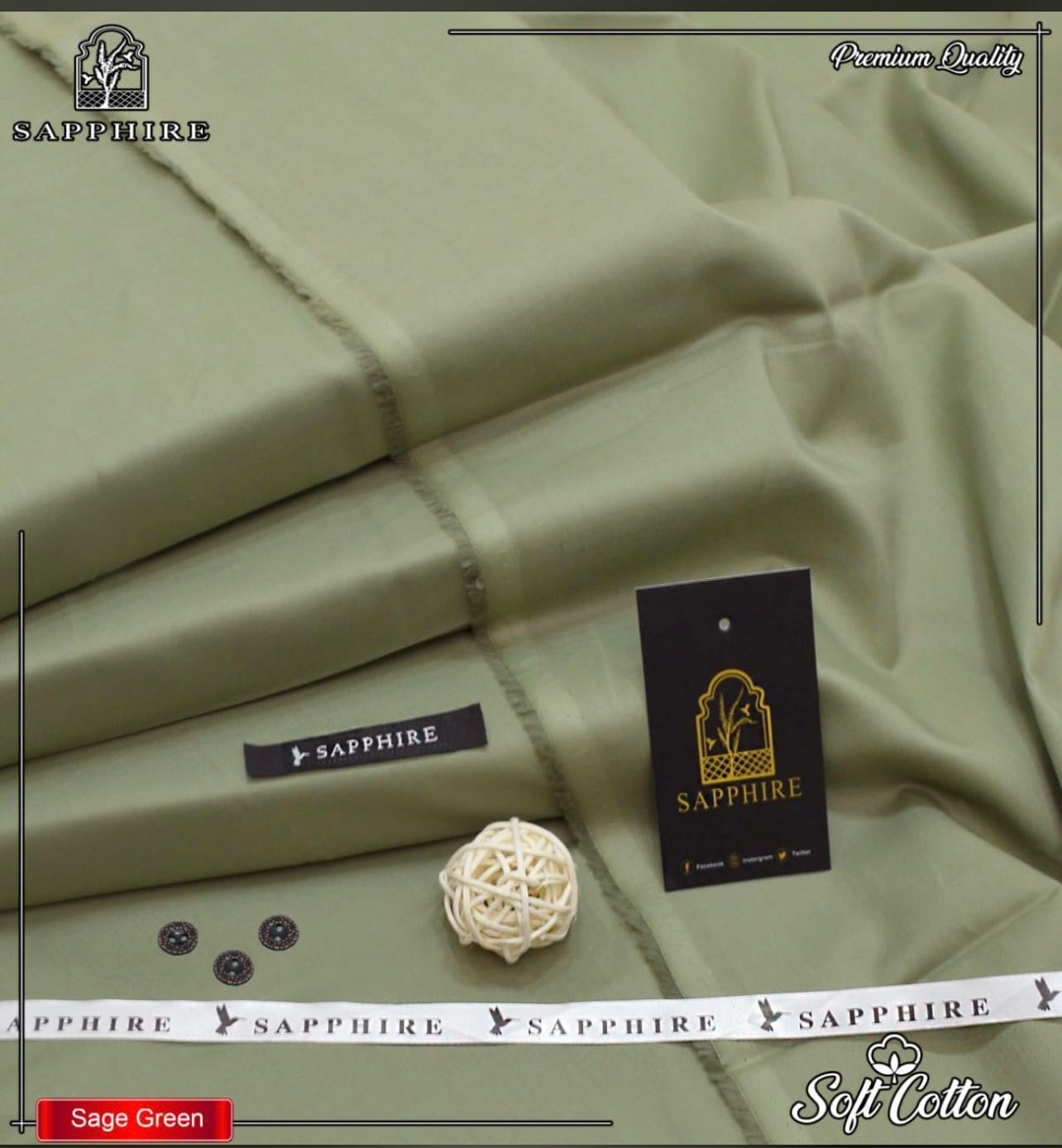 Sapphire Stiff Cotton-Green