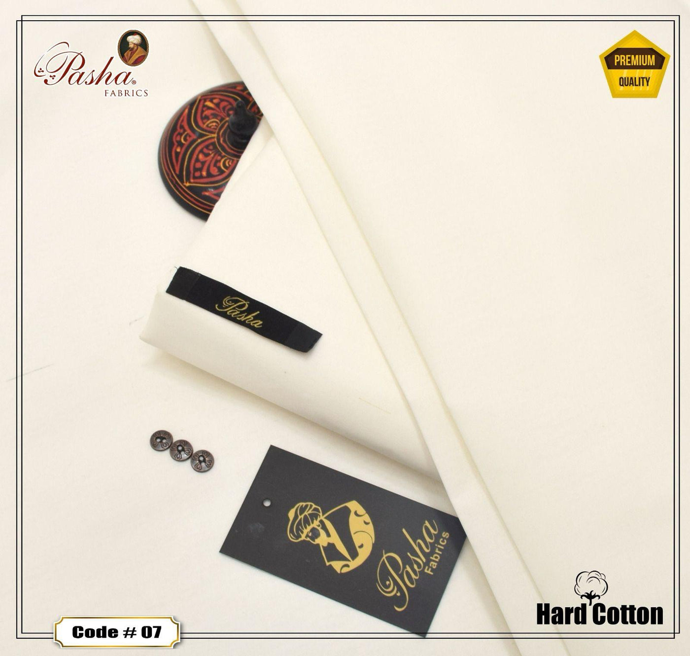 Pasha Hard Cotton-Off White