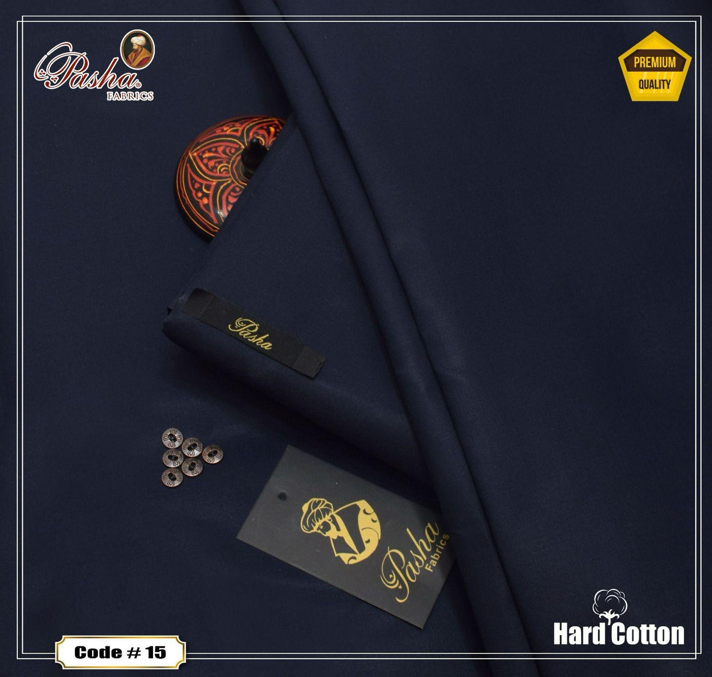 Pasha Hard Cotton-Dark Navy