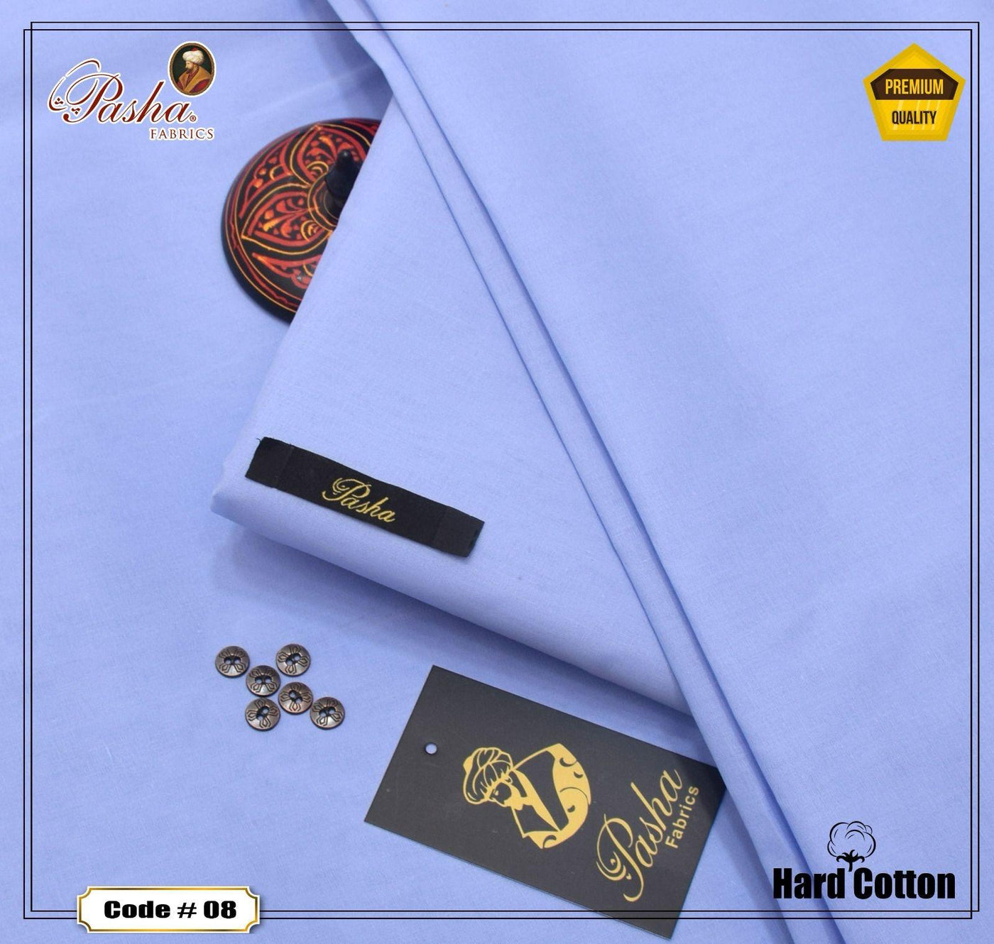 Pasha Hard Cotton-Sky