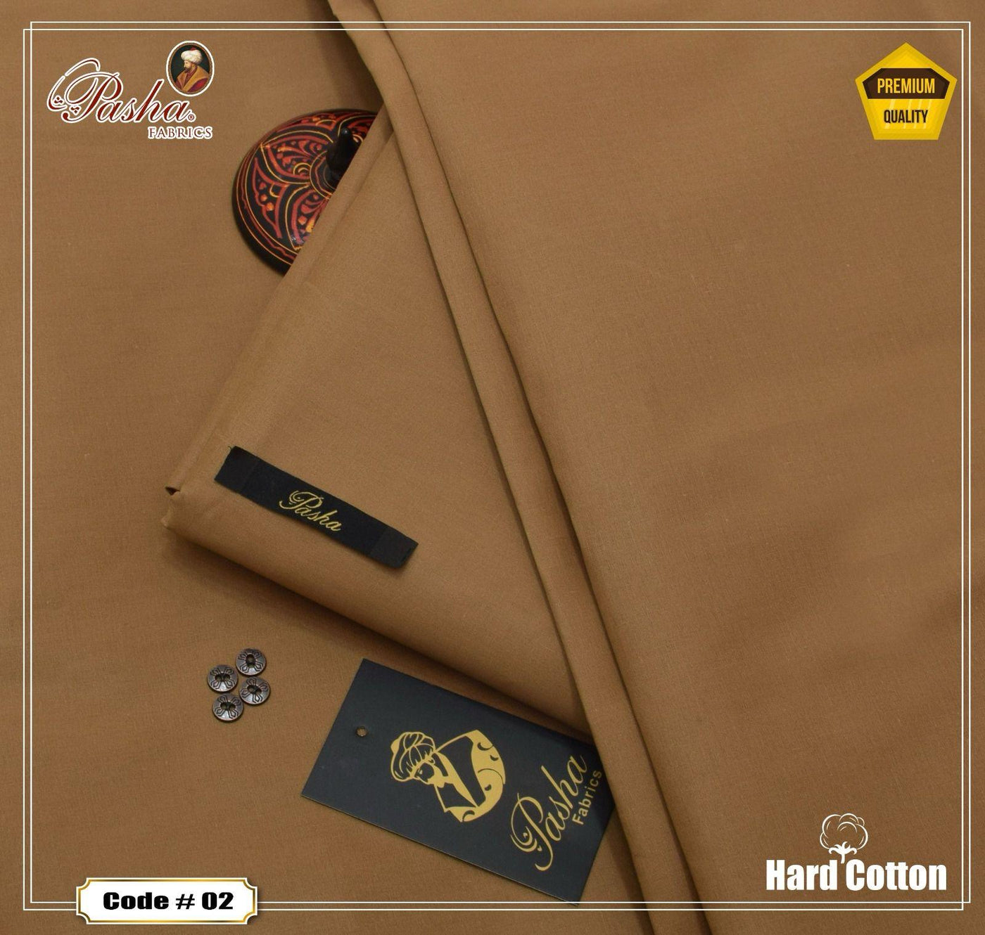 Pasha Hard Cotton-Brown