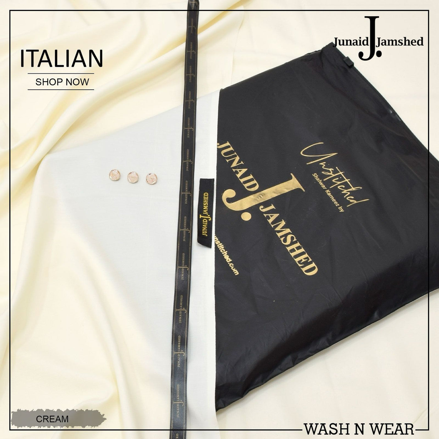 J. Italian WashnWear (Cream)